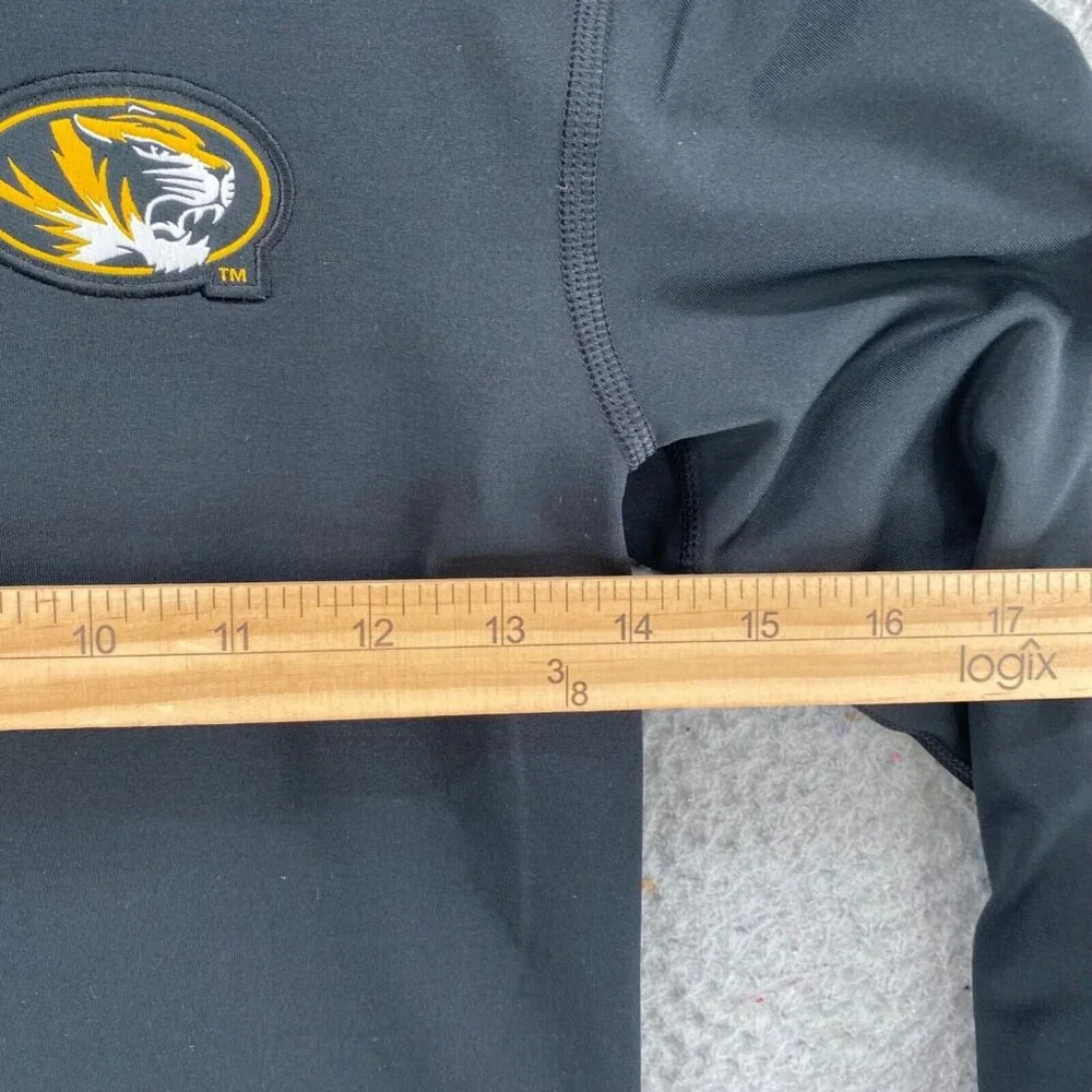 Nike Mizzou Jacket Womens Medium Black Dri Fit Pro Warm 1/4 Zip Tigers MU NWT - Picture 8 of 10